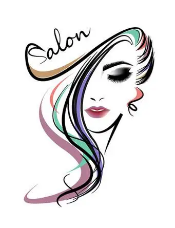 Больше стилей на выбор, красивая девушка, Парикмахерская, Художественная печать, Шелковый плакат для вашего дома, Настенный декор 24x36 дюймов