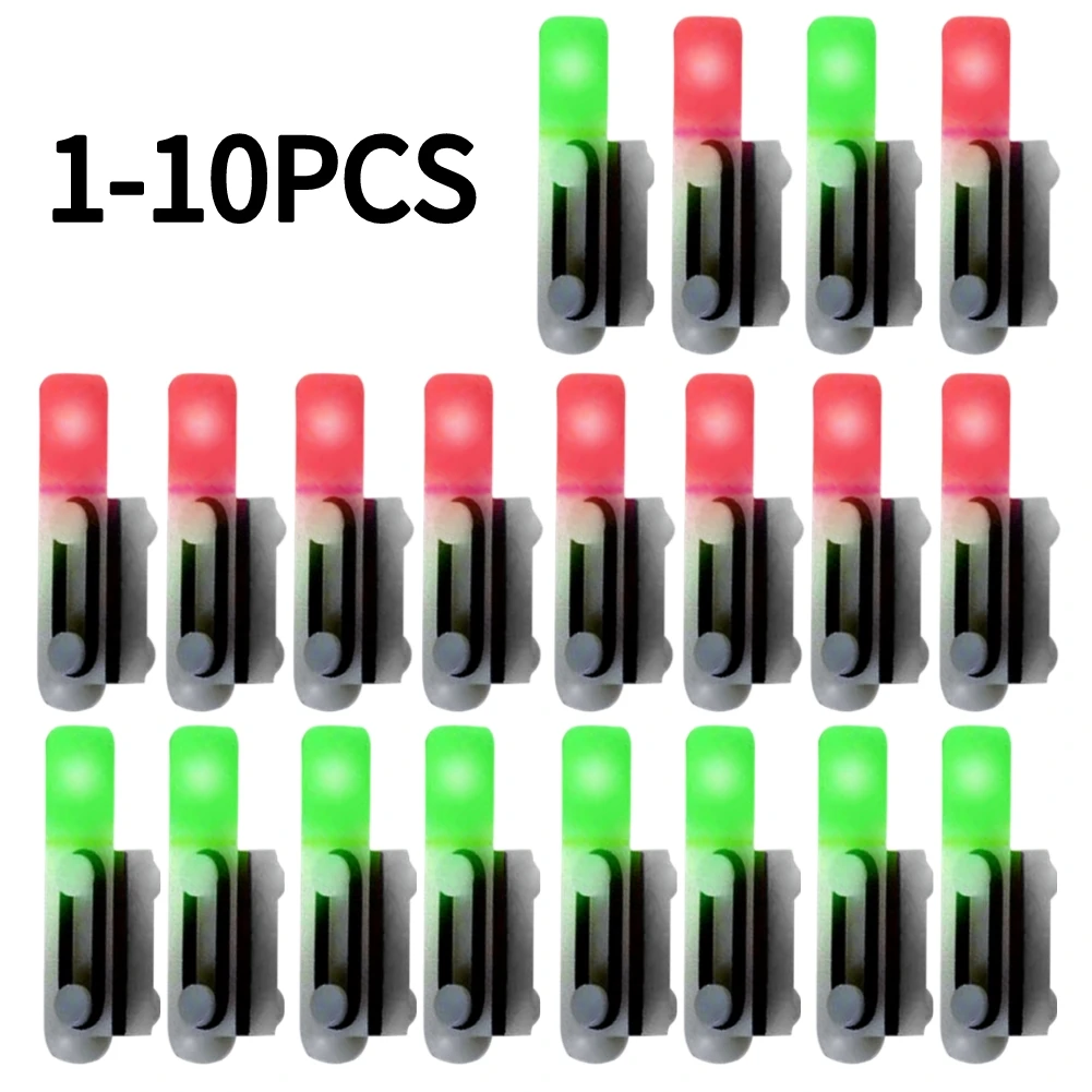 

1-10PCS Color Changing Fishing Rod Tip Alert LED Induction Bite Alarm Auto Light For Outdoor Fishing Tool Fish Bite Alarms Light