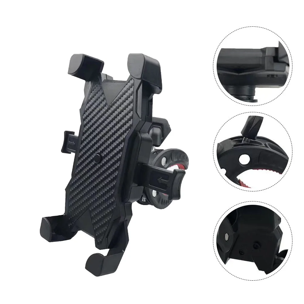 

Bracket Mount Bike Holder Support Handlebar Anti Mobile Universal Clip Stand Navigationshake 360° Cradle Unbreakable Motorbike