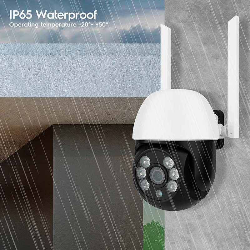 IP-камера Mccpuo 3 Мп с поддержкой Wi-Fi и PTZ (art.: 3920c045b7fe2) - 3920c045b7fe2