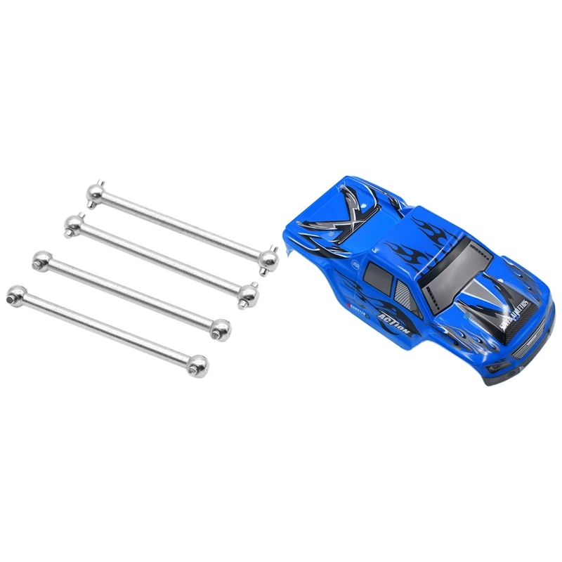 

2 комплекта запчастей для радиоуправляемых автомобилей Wltoys: 1 набор металлических задних приводных валов трансмиссия и 1 шт. чехол для кузов...