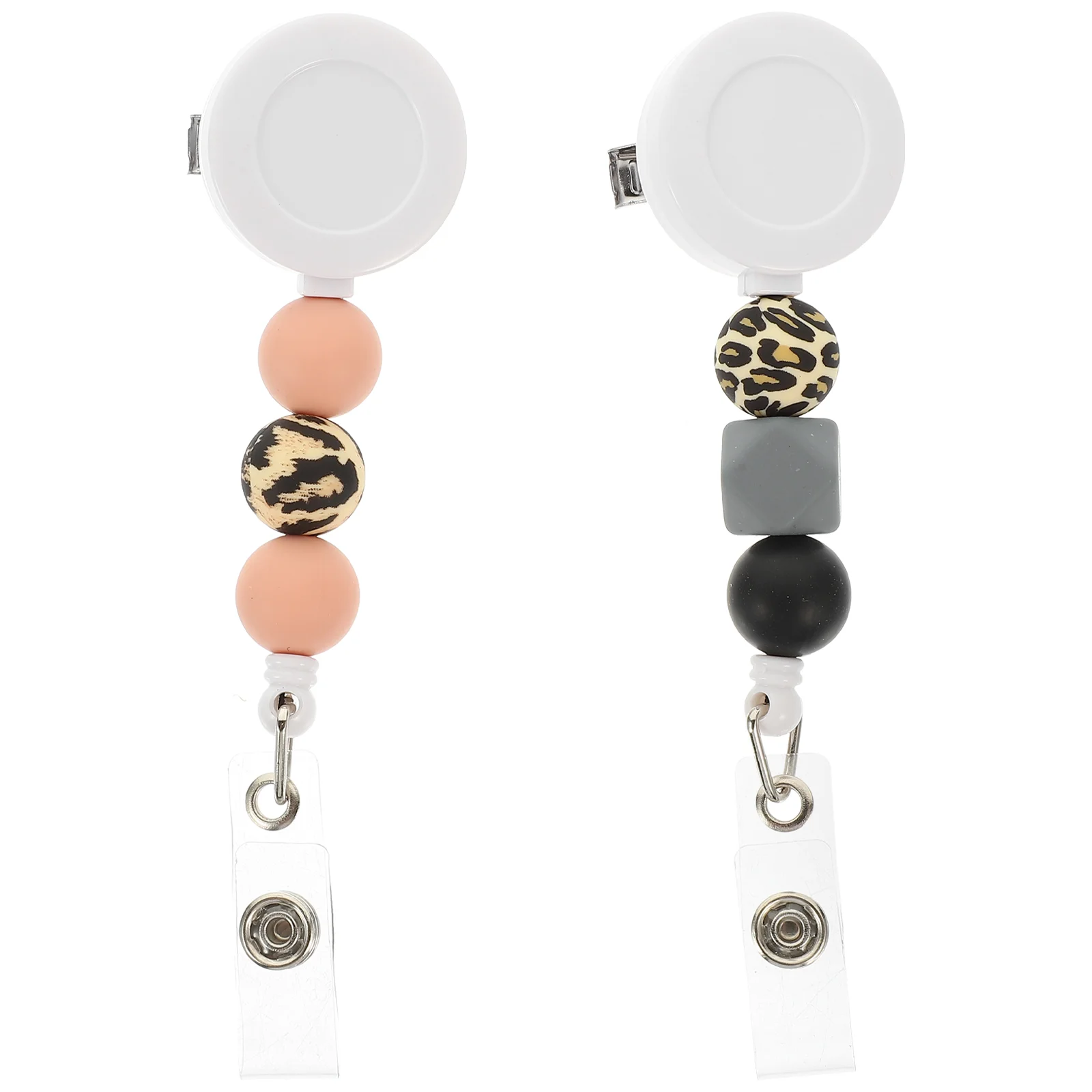 

2 Pcs Silicone Holders Nurse Badge Clips Nurse Badge Sleeve Nursing Badge Reel Name Badge Holder Badge Reel Clip