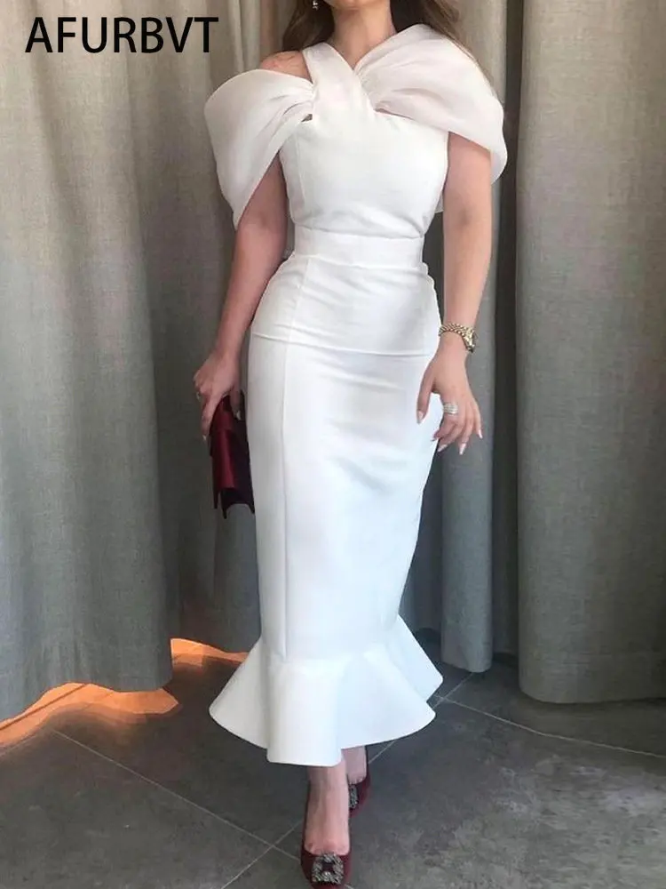 

Formal Dress Female Summer New Korean Office Lady Work Pencil Slim Tunic Package Hip Short Sleeve Bodycon Tank Dress for Women