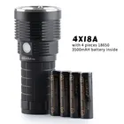 Фонарик Convoy 4X18A, CREE XHP70.2, контроль температуры, type-c, 4 литиевых аккумулятора 18650