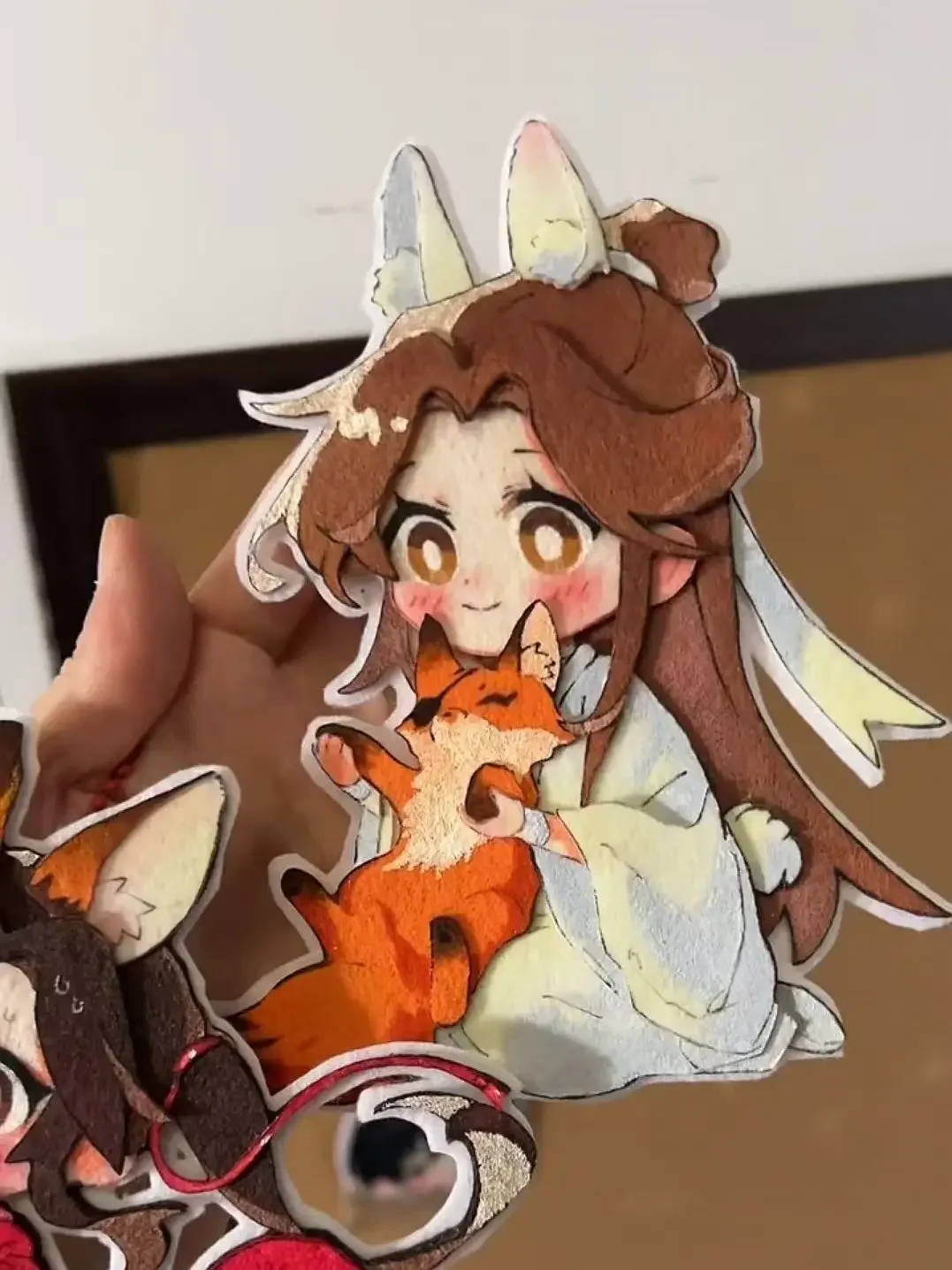 Аниме небесные официальные благословения Xie Lian Hua Cheng Q Edition яркая Нетканая