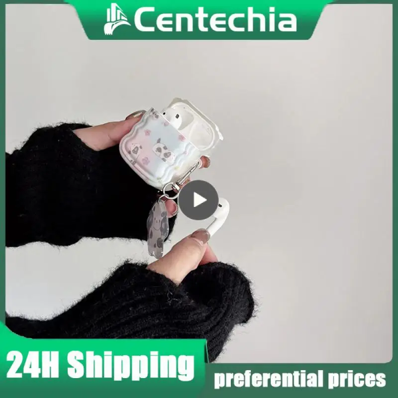 

Perfect Fit Suitable For Airpods Pro2 Protective Case Gradient Cute Dalmatians Earphone Case Cartoon For Apple Small Size Suitab