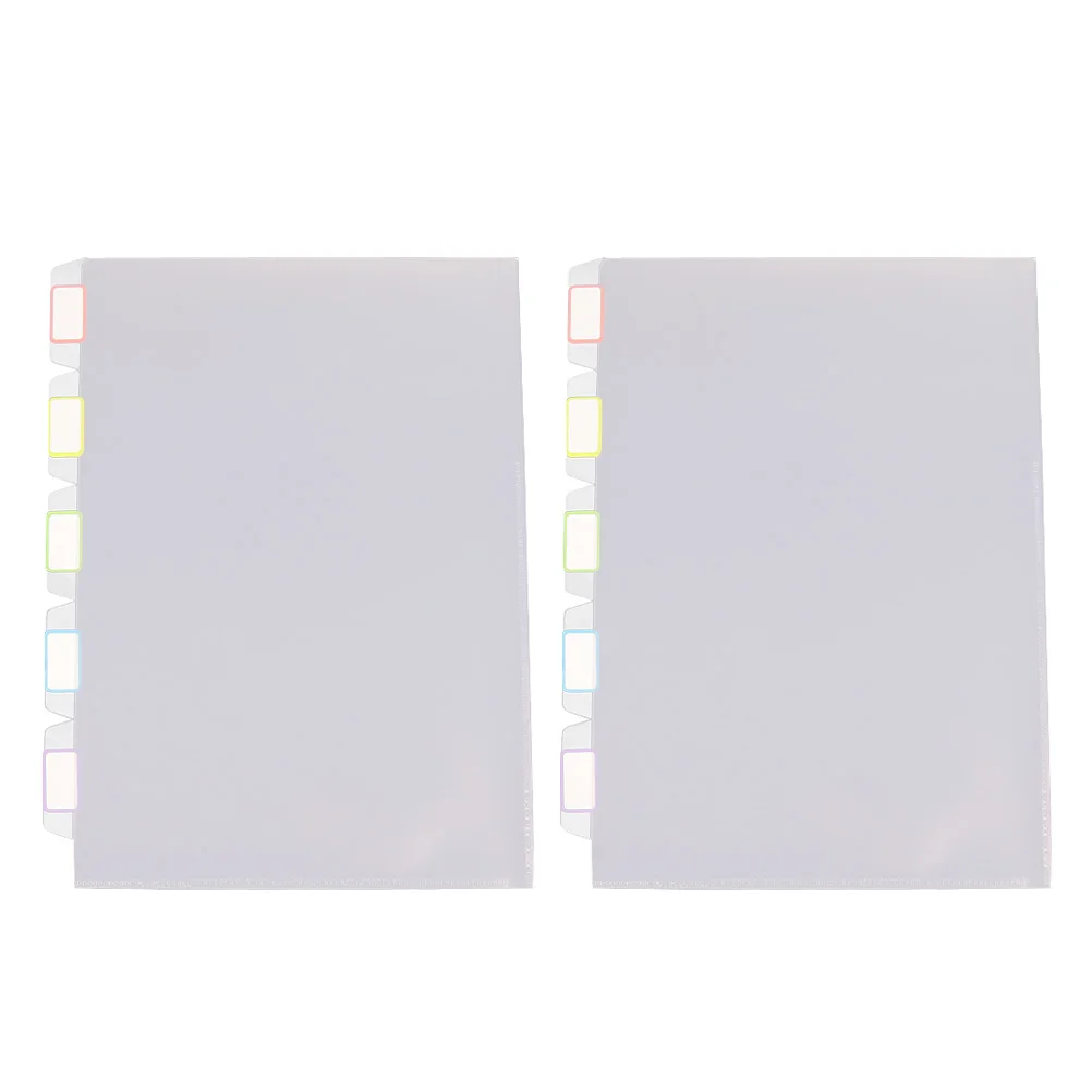 

2Pcs Folders Portable Folders File Folders File Keeper Document Folders for Home Students School Office