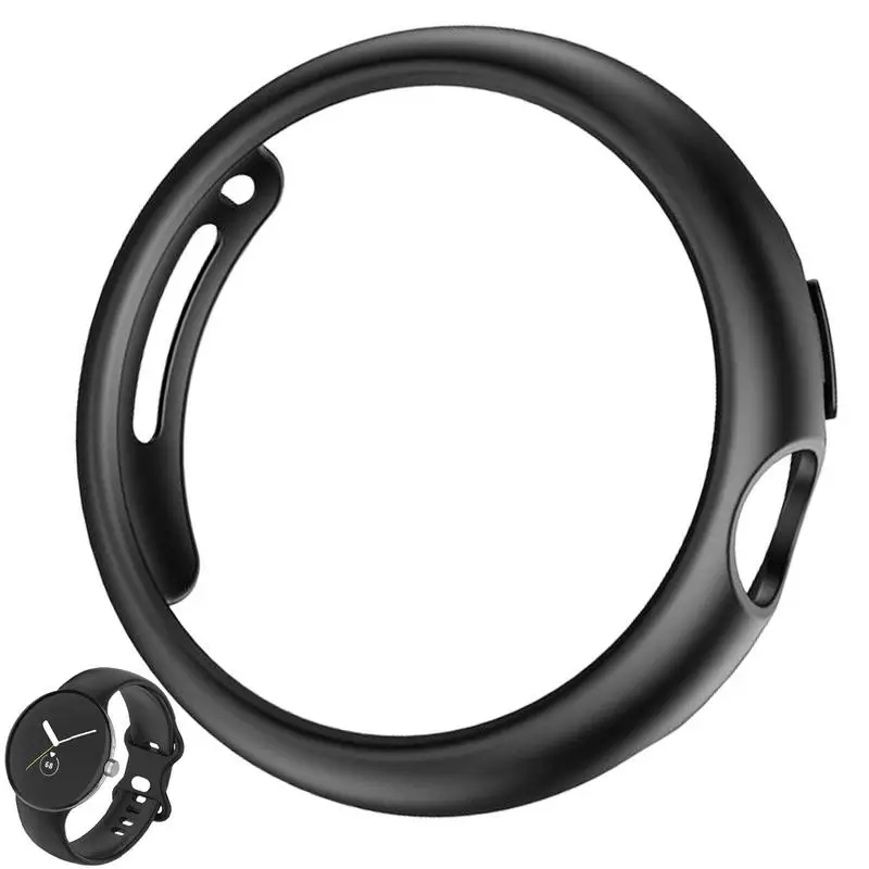 

Full Soft Frosted PC GlassCover For Googles Pixels Watch Band Protective Case Screen Protector Smart Watch Shell Accessories