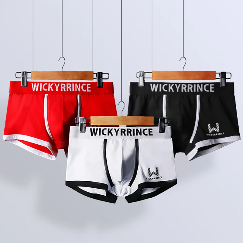 4pcs briefs underwear swimwear Men's underwear boxers pure cotton summer thin style breathable sports boxers head shorts