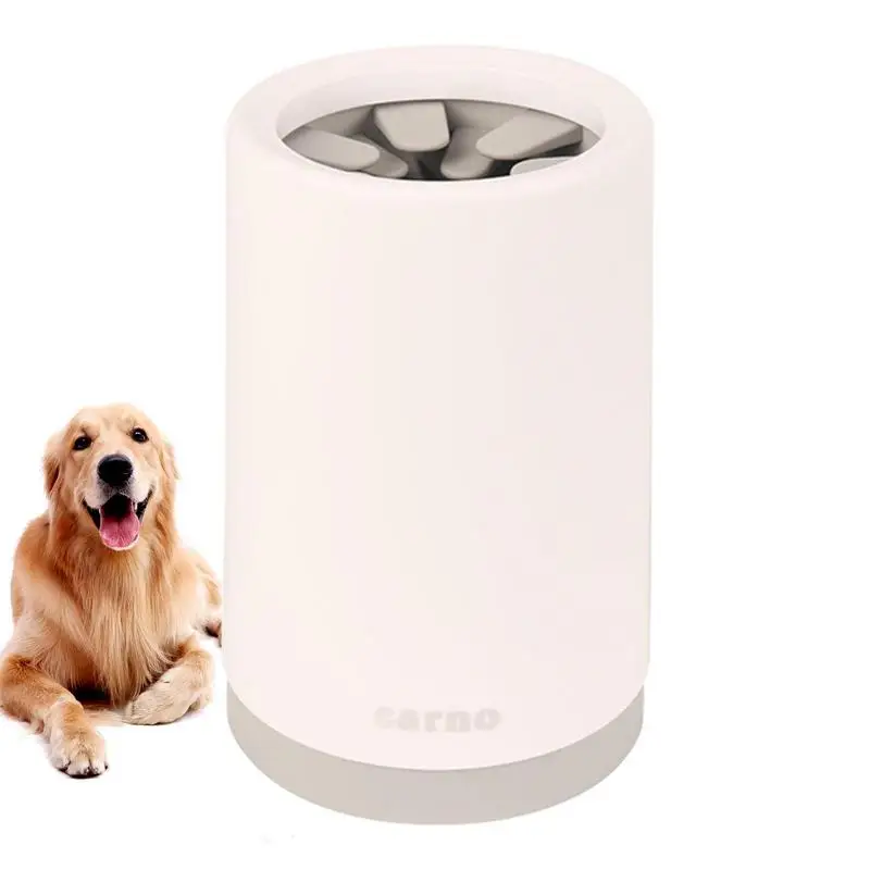 

Dog Cleaning Brush Cup Pet Cleaning Brush Cup With Silicone Brush Portable Detachable Pet Cleaning Brush Cup Pet Foot Cleaning