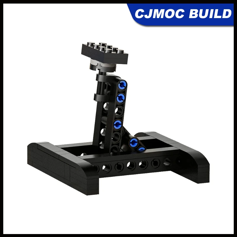 Фото Подставка для дисплея MOC, строительные блоки, кронштейн для истребителя Space Wars 75102/75149/75218, опорные кирпичи, детские игрушки, подарок MOC №1
