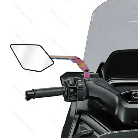 Для KAWASAKI z750 NINJA250 HONDA R1 R6 FZ6 SUZUKI YAMAHA алюминиевый мотоцикл с ЧПУ на заказ, боковые зеркала заднего вида 8 мм 10 мм