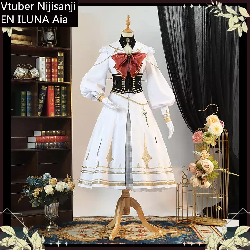 

Anime Game Vtuber Nijisanji EN ILUNA Aia Amare Lolita Dress S-3XL Uniform Cosplay Costume Halloween Women Free Shipping 2022 New