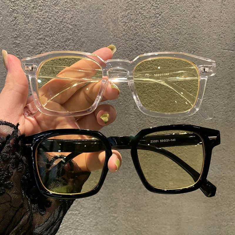 

Women's Sunglasses Unisex Rectangle Vintage 2022 Fashion Design Retro Sun Glasses Female Lady Eyeglass Cat Eye Casual Goggles
