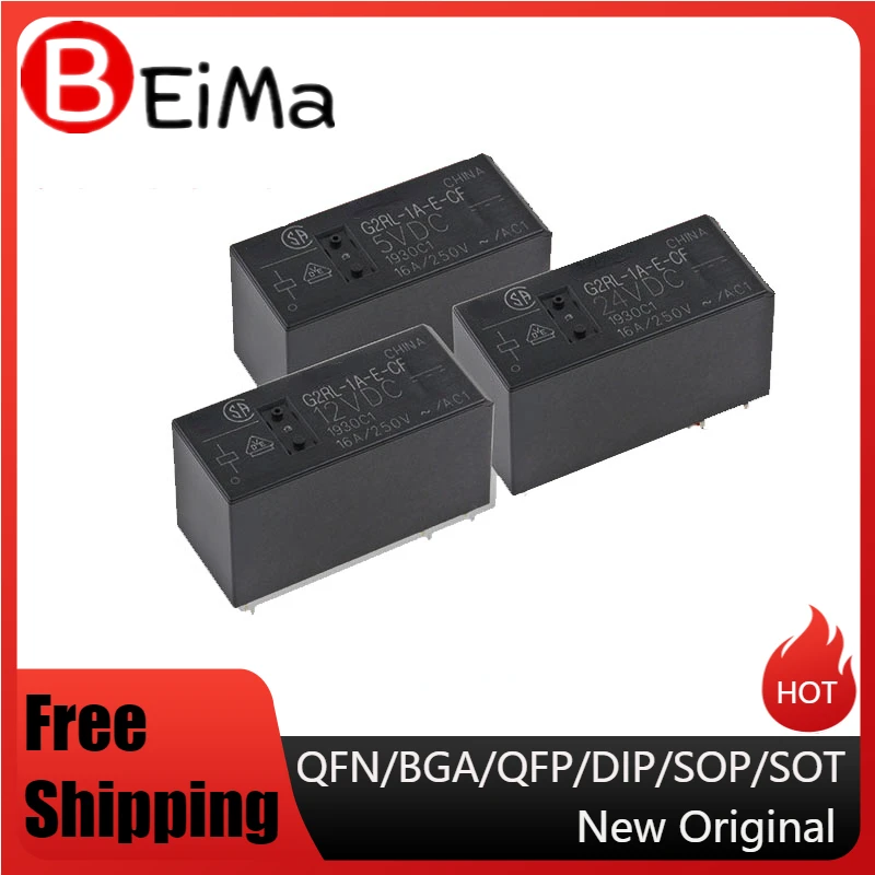 

(2piece) G2RL-1A-E-12VDC G2RL-1A4-E-CF-12VDC G2RL-1-E-CN-12VDC G2RL-1A-E-24VDC G2RL-1-E-CN-24VDC DIP