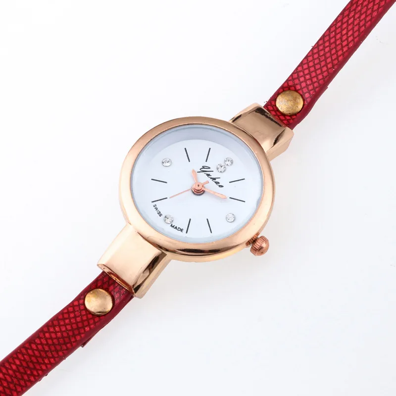 

Relogio Feminino Casual Fashion Vintage Bracelet Women Watch Braided Belt Leather Quartz Watches Dress Ladies Watches Clock Cute