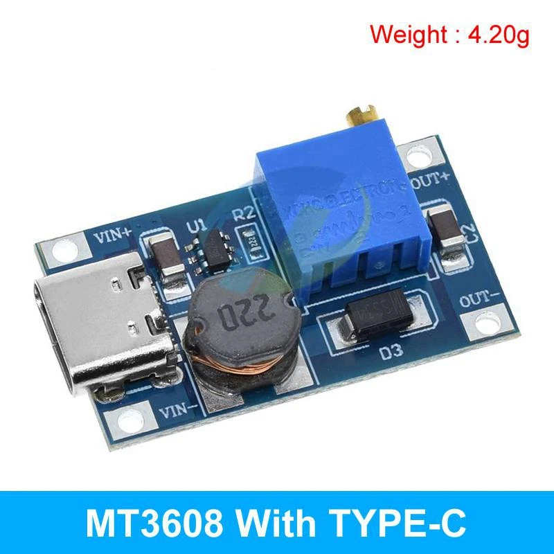 

TZT MT3608 повышающий модуль питания
