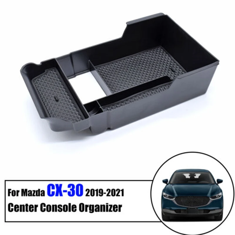 

1 шт. для Mazda CX-30 CX30 2019-2021 центральная консоль Органайзер подлокотник коробка для хранения автомобильные аксессуары