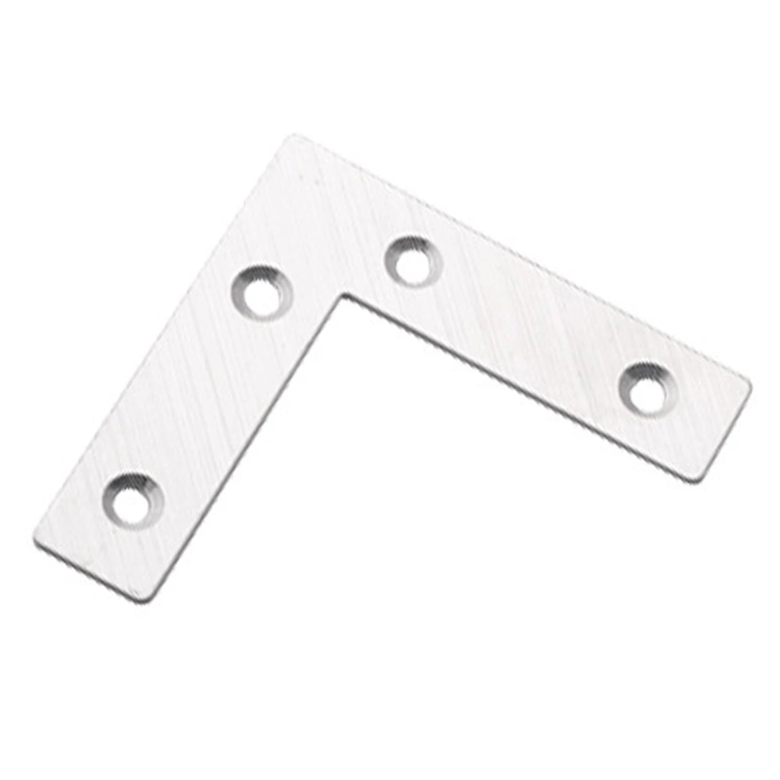 

5Pcs L Shaped Stainless Steel Corner Brackets Flat Fixing Mending Repair Plates Brackets Angle Plate 60/80MM