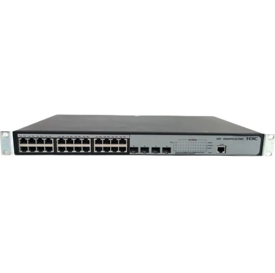 

H3C S5024PV2-PWR-EI Layer 2 24-port Gigabit+4 optical port POE power supply switch AP monitoring