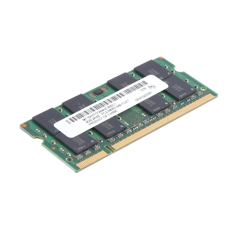 Для MT DDR2 4 ГБ 800 МГц ОЗУ PC2 6400S 16 чипов 2RX8 1 8 в 200 Контактов SODIMM для памяти ноутбука