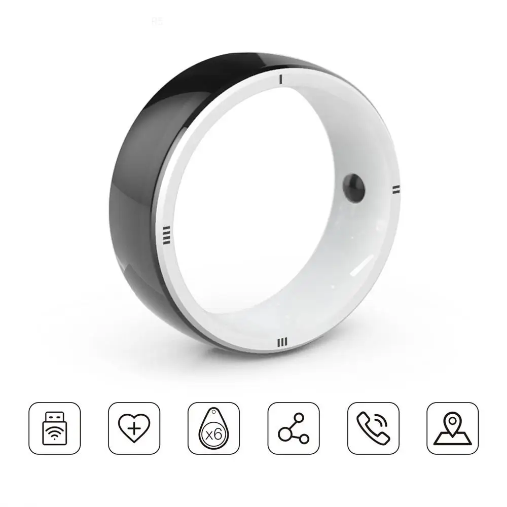 

JAKCOM R5 Smart Ring Newer than lot de 500 rfid card plastic nfc microchips animal tag no logo smarters silicone 915 mhz