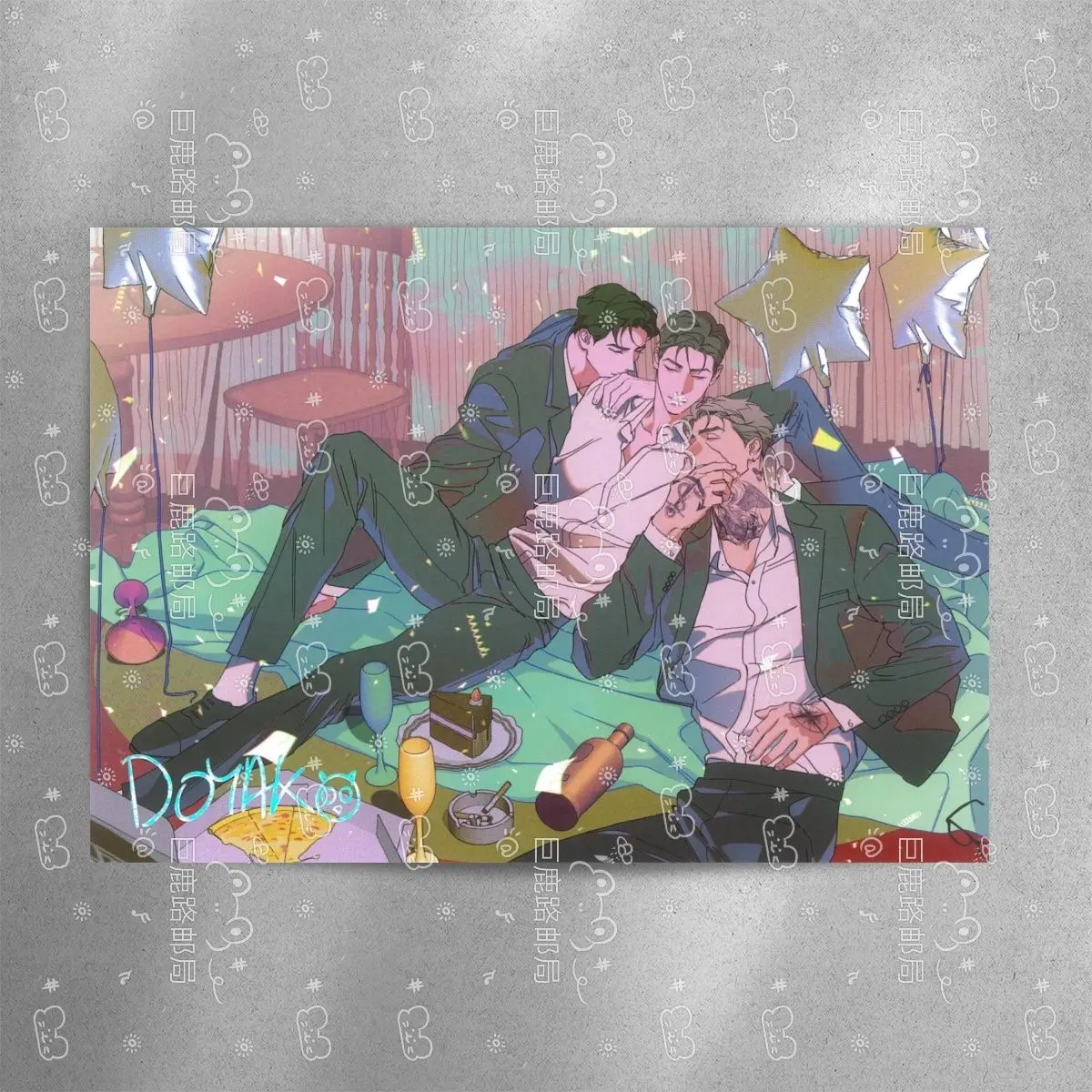 [Не официальный аутентичный] постер westsand TJ IAN Jo 2024 42x29 7 см