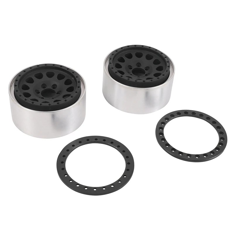 

4Pcs 1/10 RC Rock Crawler Aluminum 2.2 Beadlock Wheel Rims For Axial SCX10 Capra Wraith 90018 Traxxas TRX4 TRX-6
