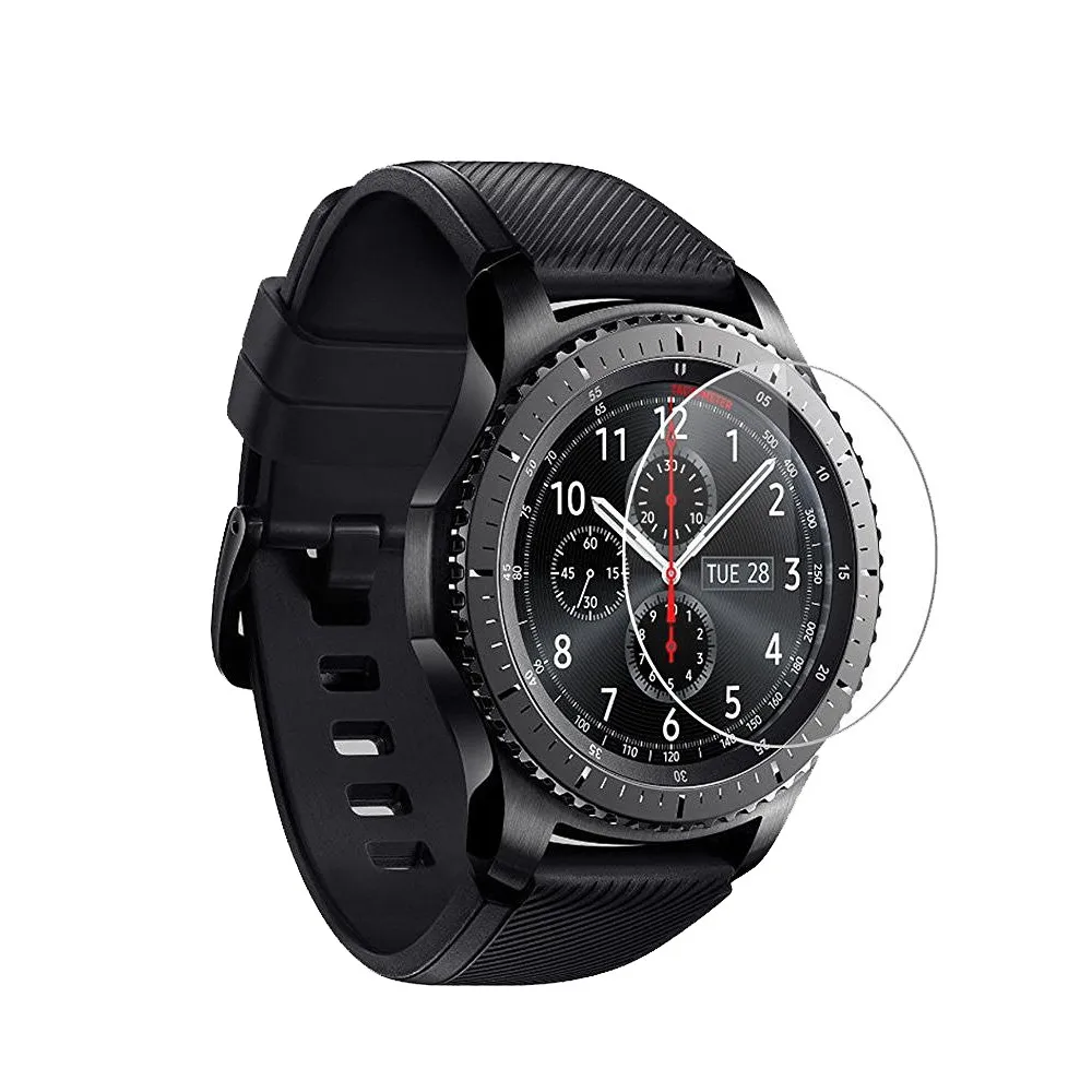 

Защитная пленка из закаленного стекла для Samsung Gear S3 Frontier, резиновые браслеты для баскетбола, 2 шт.