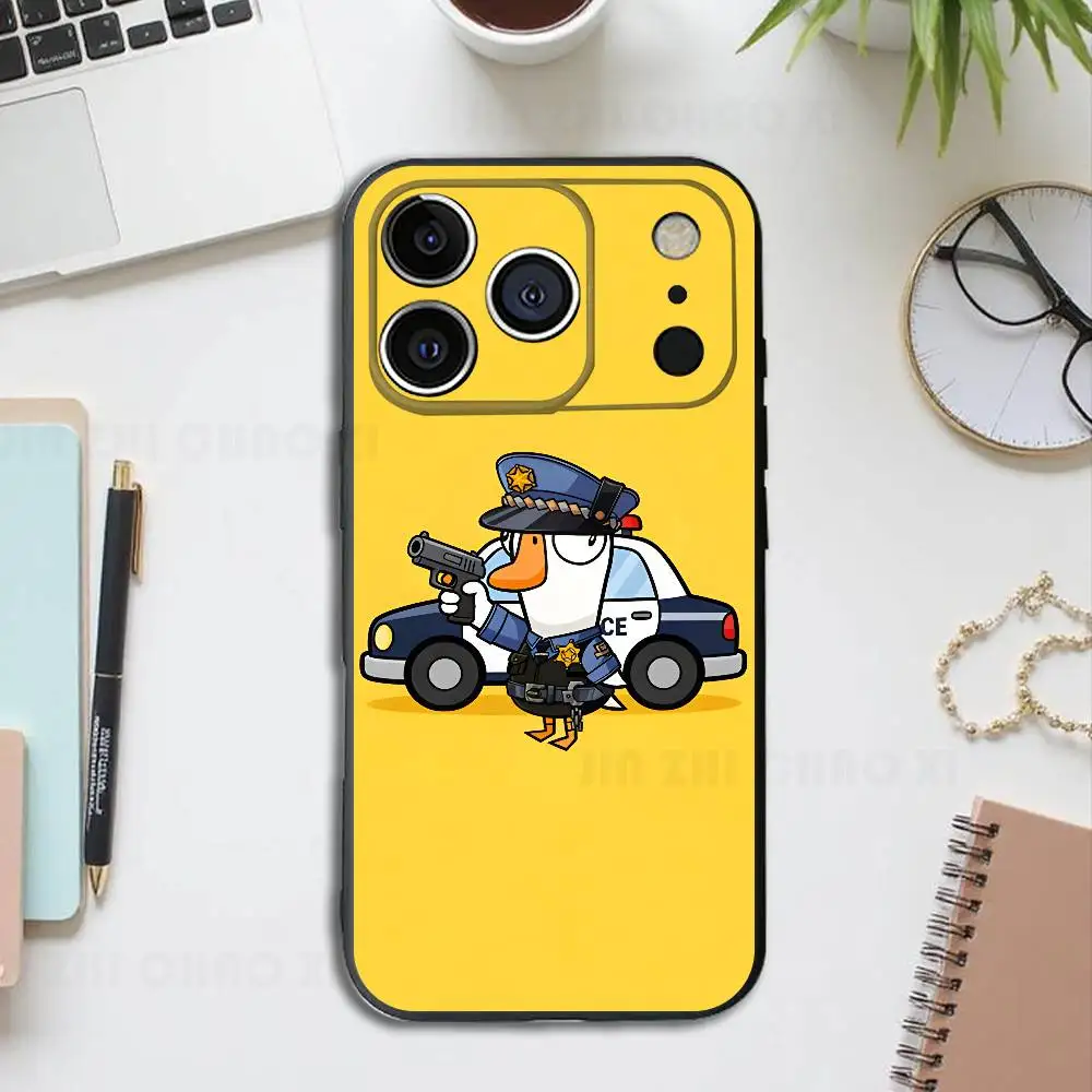 Фото Мягкий силиконовый чехол G-Goosee D-Duck Kill для iPhone 17 16 15 14 13 12 11 Pro Max Plus X XR SE №5
