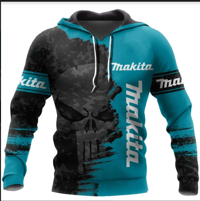 

The Latest Popular Harajuku Fashion Casual Top Power Tool Pattern 3D Printing Men's And Women's Hooded Sweatshirt
