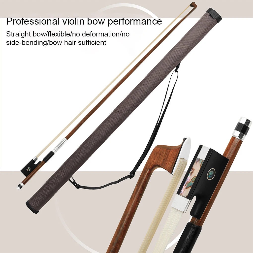 

4 4 Violin Bow Horsehair Practice Fiddle Musical Instrument Accessories