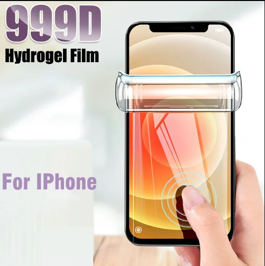 

Защитная пленка с полным покрытием для iPhone 13, 12, 11, Защита экрана для iPhone 6s, 7, 8 Plus, 11, 13 Pro, X, XR, XS MAX, пленка