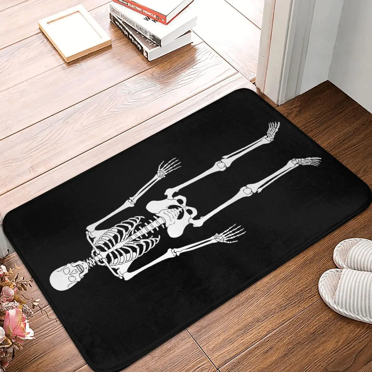 

Bones Skeleton Souls Anti-Slip Doormat Living Room Mat Skelecton Balcony Carpet Entrance Door Rug Bedroom Decor