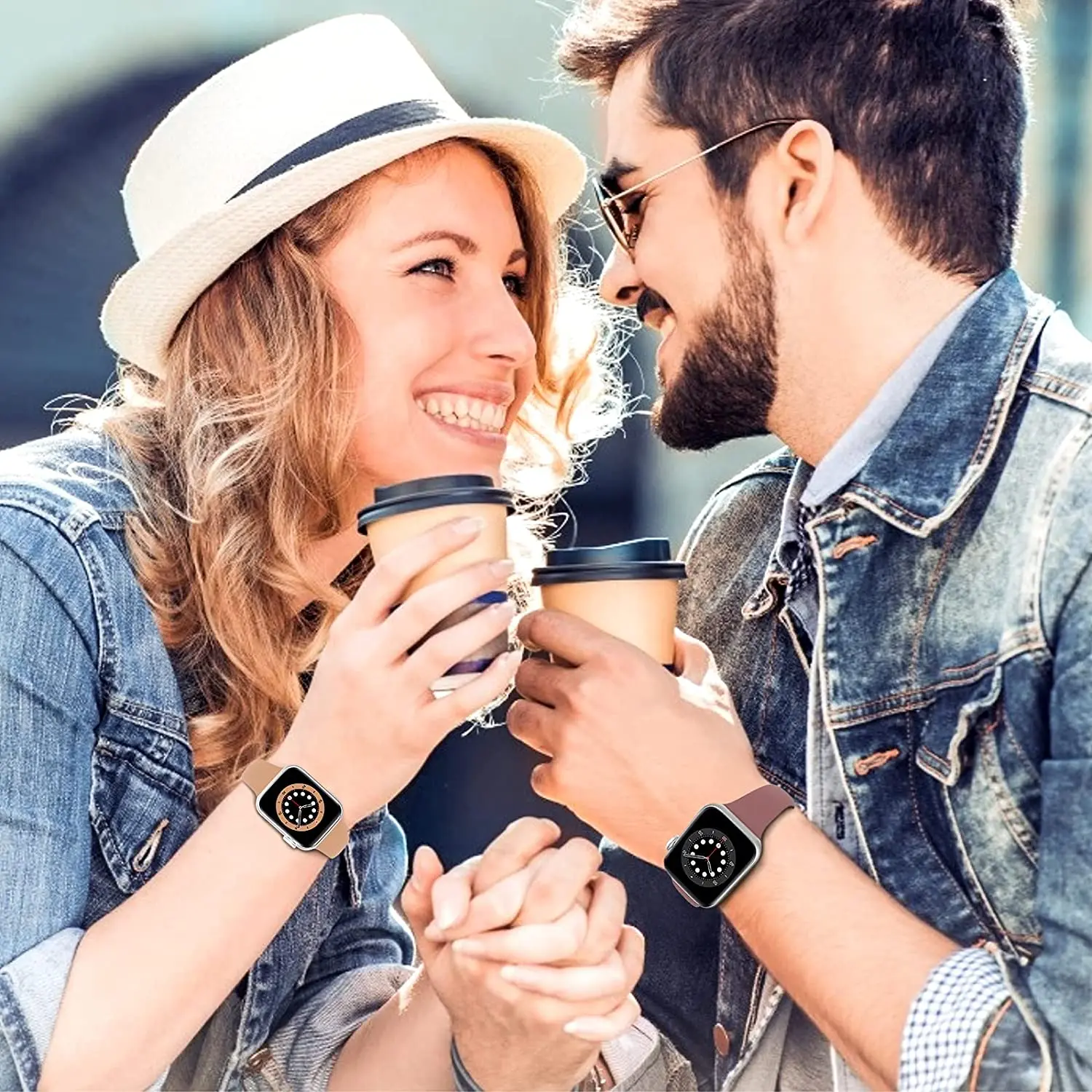 Ремешок силиконовый тонкий для Apple Watch Band 40 мм 38 41 спортивный женский браслет