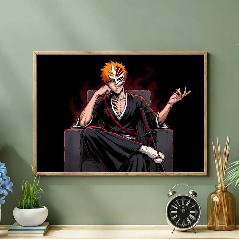 B-BLEACH K-Kurosaki Ichigo Настраиваемый HD-постер для стен с самоклеящейся водонепроницаемой основой (art.: 3920dc4ccc624) - 3920dc4ccc624