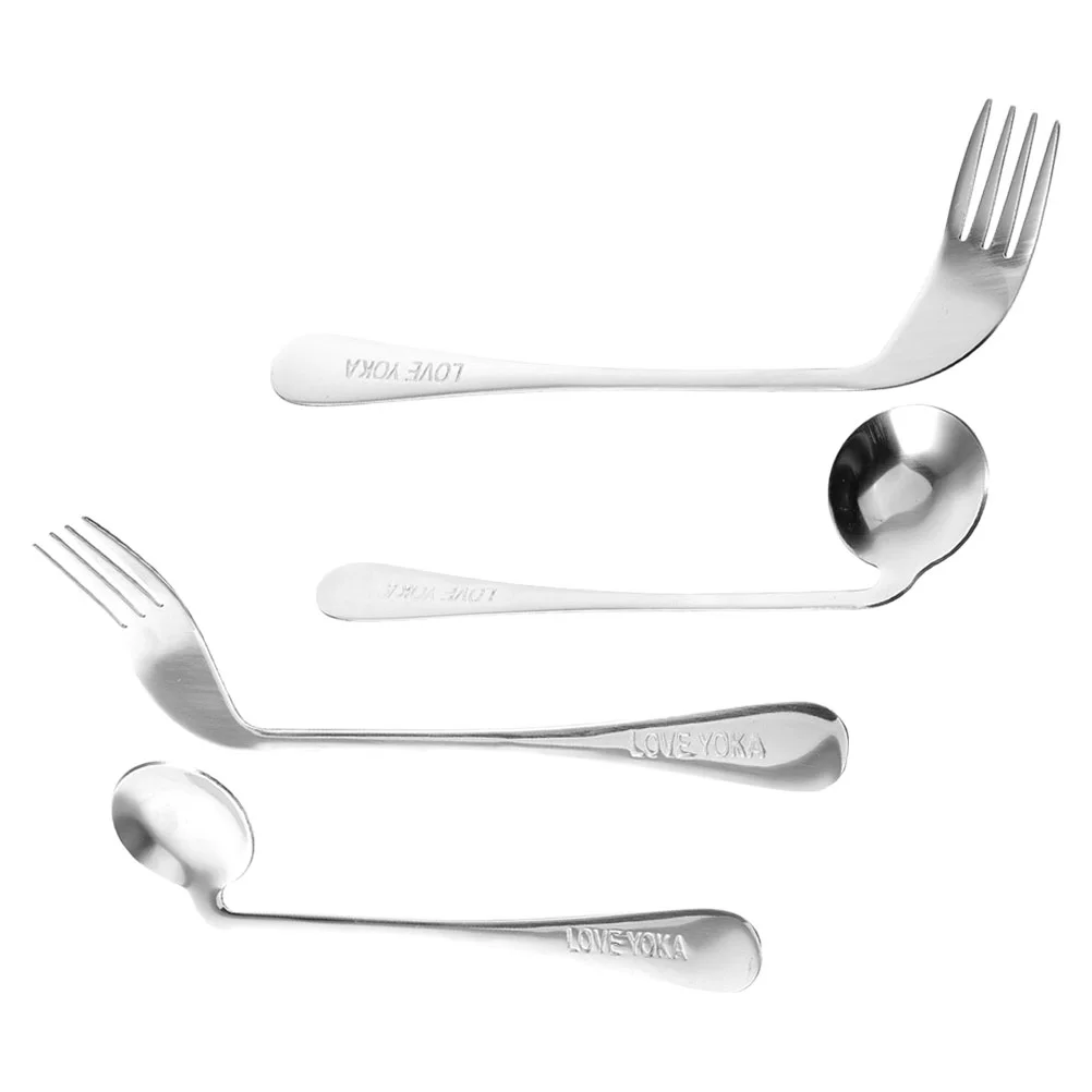 Эргономичная ложка-вилка из нержавеющей стали