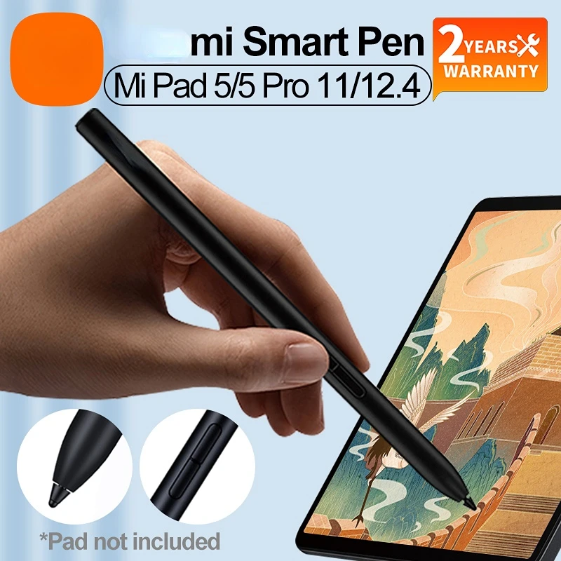 

100% Original New mi Stylus Pen Draw Writing Screenshot 240Hz 152mm Tablet Smart Pen for Mi Pad 5 / 5 Pro 18min Fully Charged