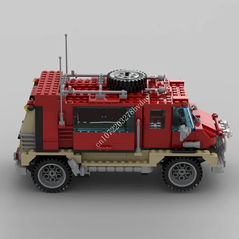 510 шт. модель скоростных чемпионов MOC 5581 фургона перезагруженная строительные