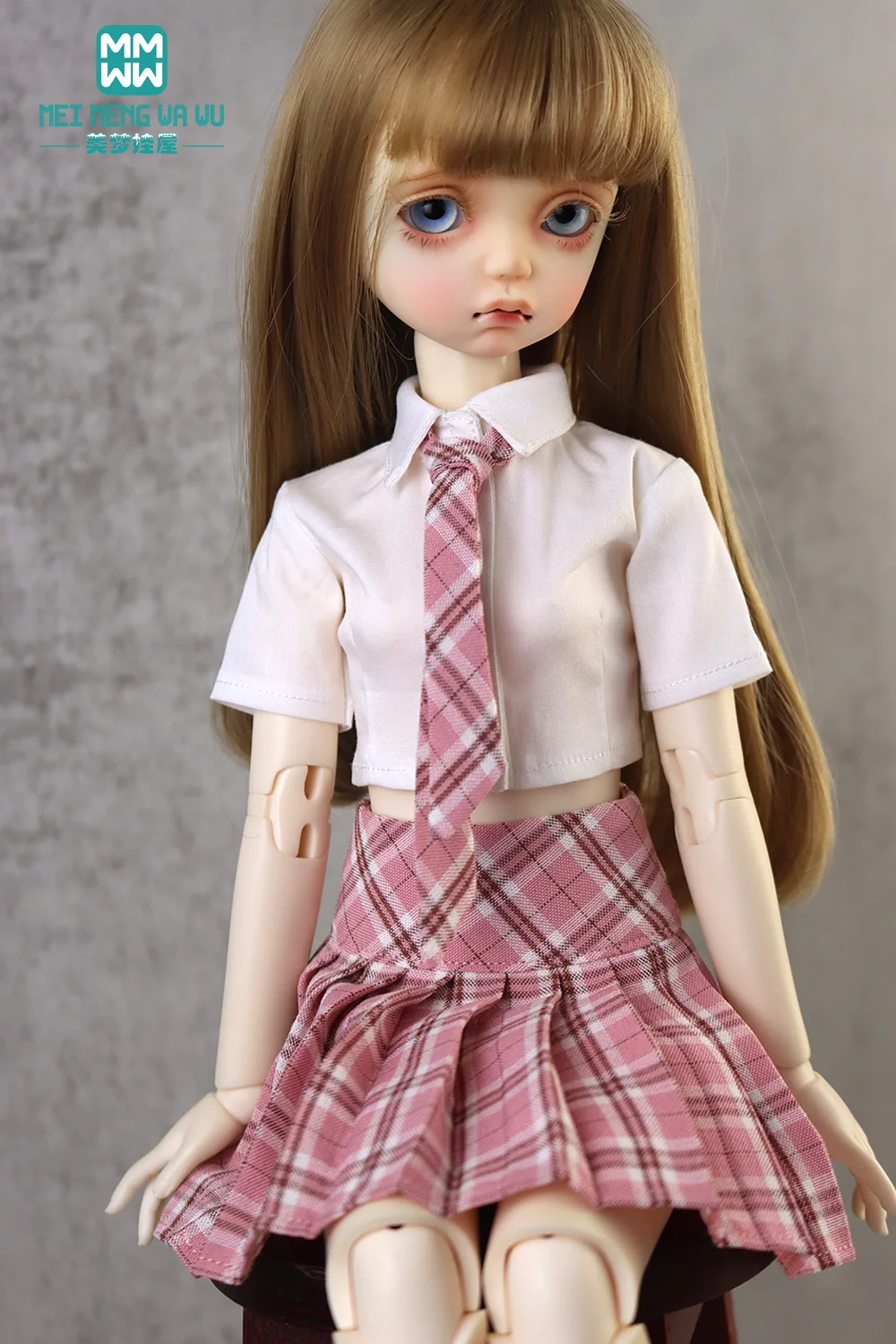 1/3 1/4 Одежда для куклы BJD аксессуары кукол DD SD модная школьная форма юбки рубашки