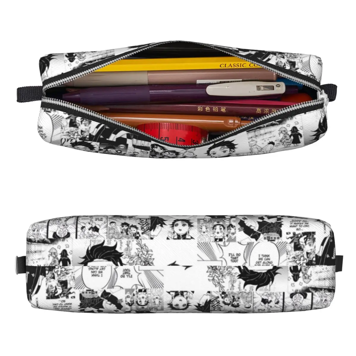 Пеналы Tanjiro для карандашей с коллажем манга рассеиватель демонов новинка сумка