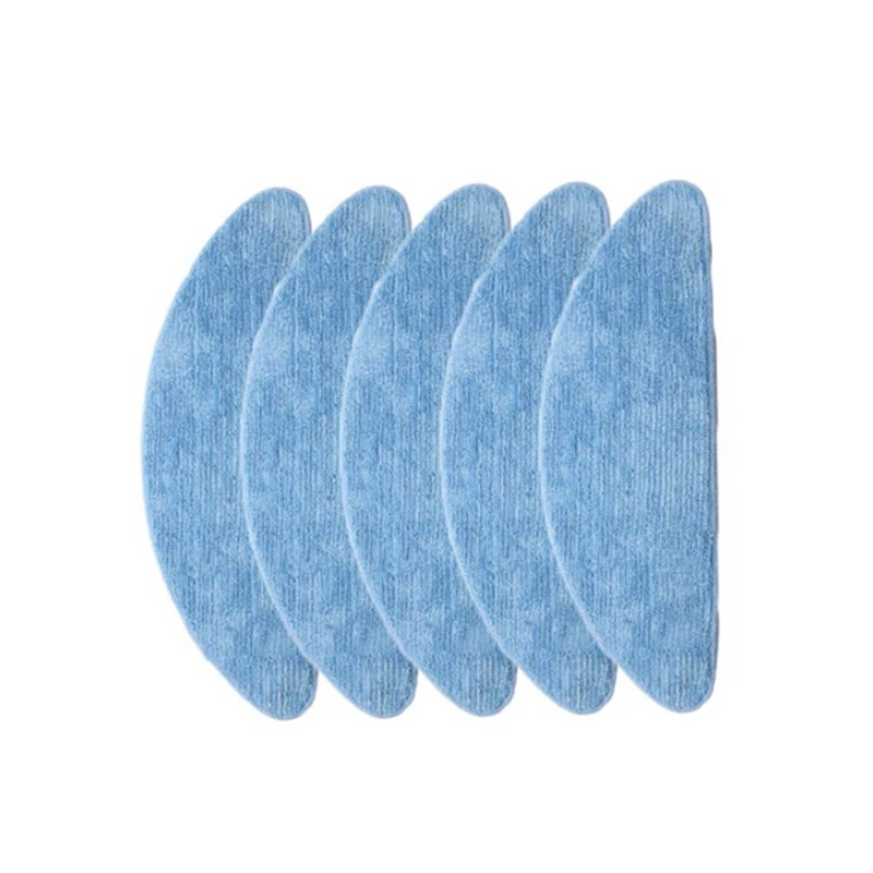 

5-Pack Mop Cloth Rags For Liectroux ZK901 Robotic Vacuum Cleaner Spare Parts