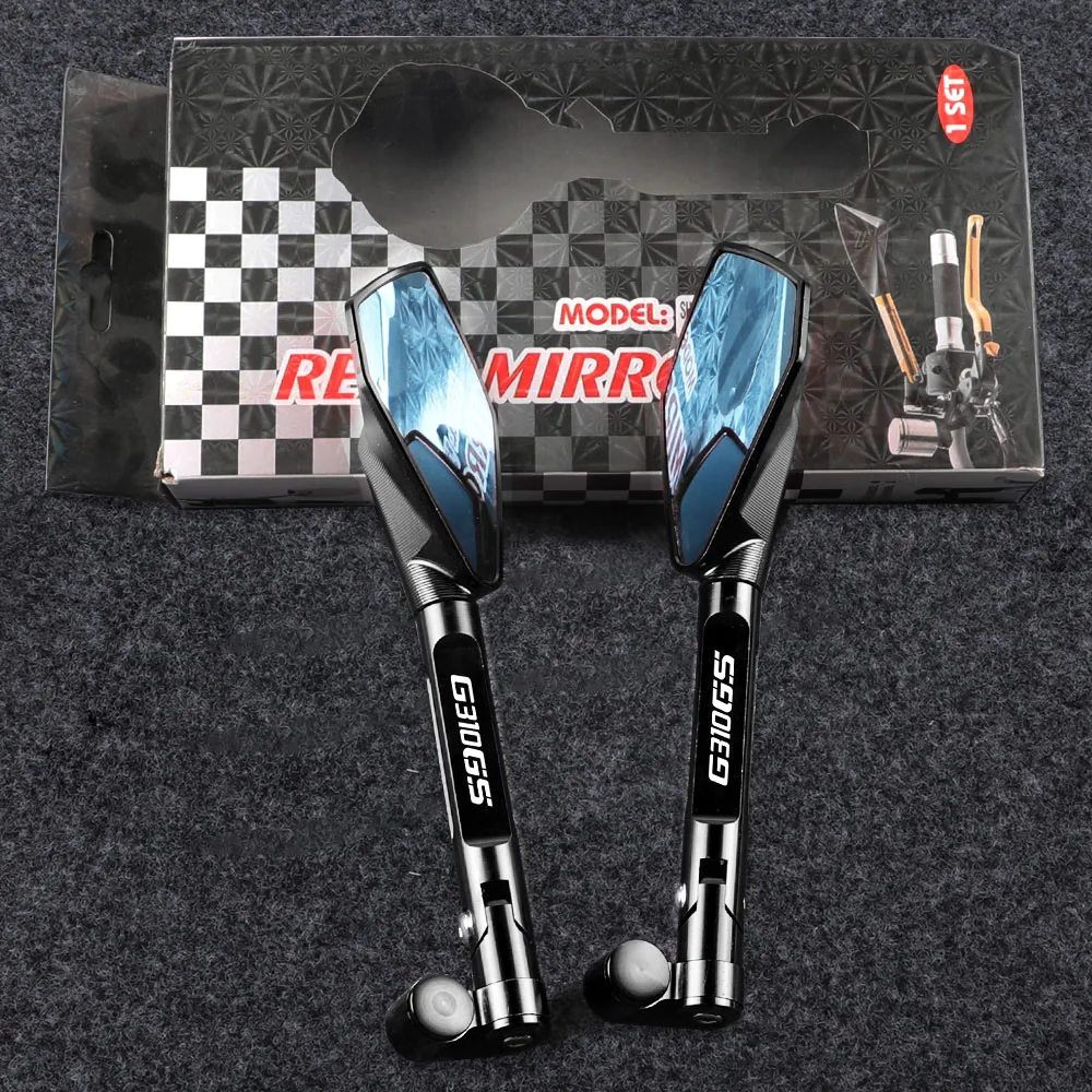 

Universal Motorcycle CNC Rear View Rearview Mirrors Side Mirror FOR BMW G310R G310GS 2017 208 2019 2020 G650GS 2008-2015 2016