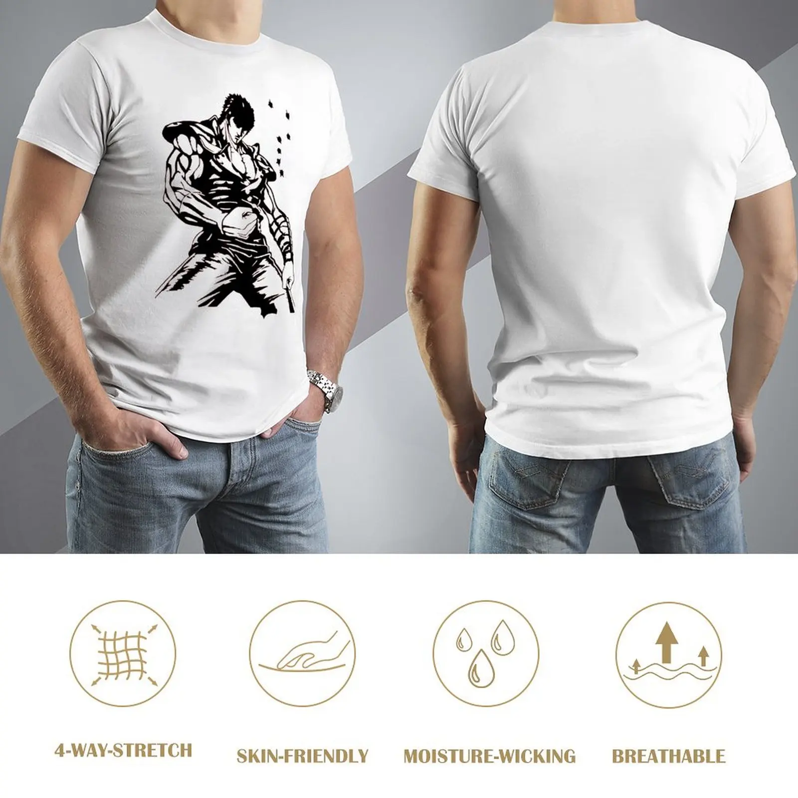 Футболка Fresh Kenshiro Hokuto No Ken Essential для продажи акция футболки уникальный юмор