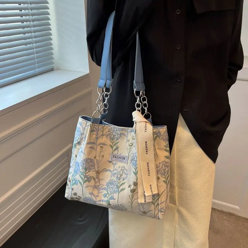 Fashion Handbag Bag Luxury Designer Purses Handbags for Women Canvas Shopper Jacquard Embroidery Summer Beach Shoulder Tote Bag