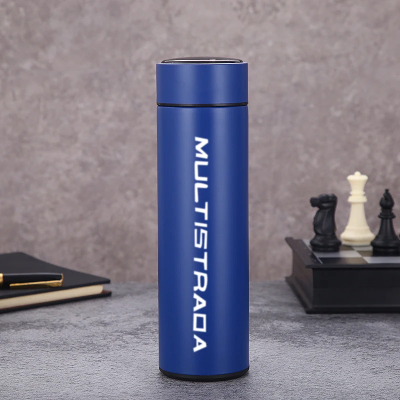 Автомобильный стиль умный светодиодный термос с дисплеем температуры кружка 500