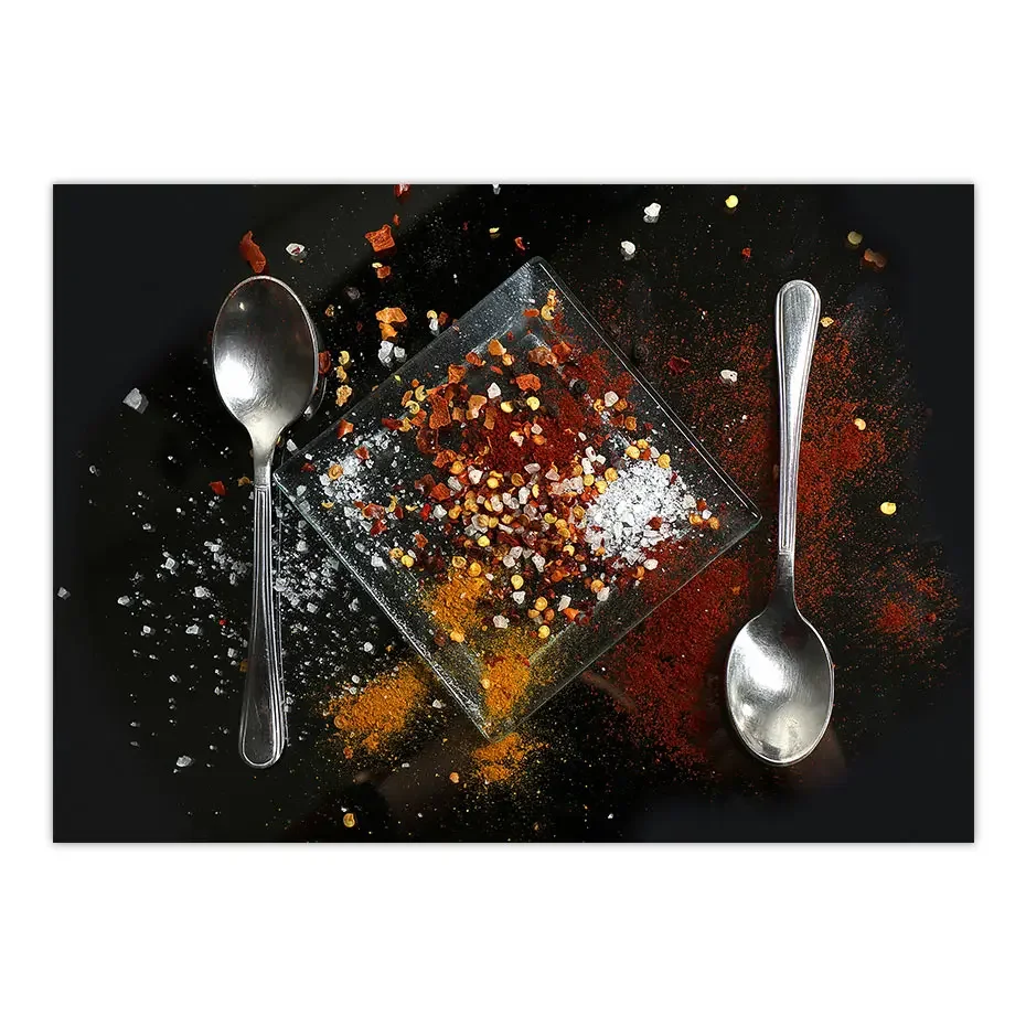 Травы и специи постер печать на холсте картины для кухни ресторана еды постеры