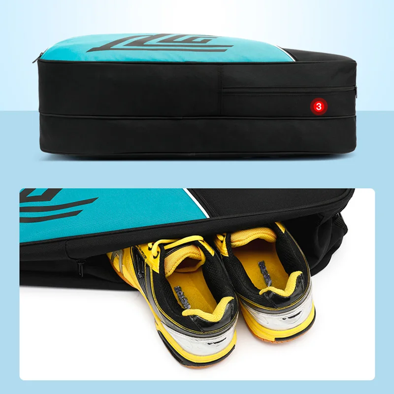 Original YONEX Men Women Badminton Shoulder Bag For 3-6pcs Rackets With Shoe Compartment Hold All Sports Shuttlecock Accessories