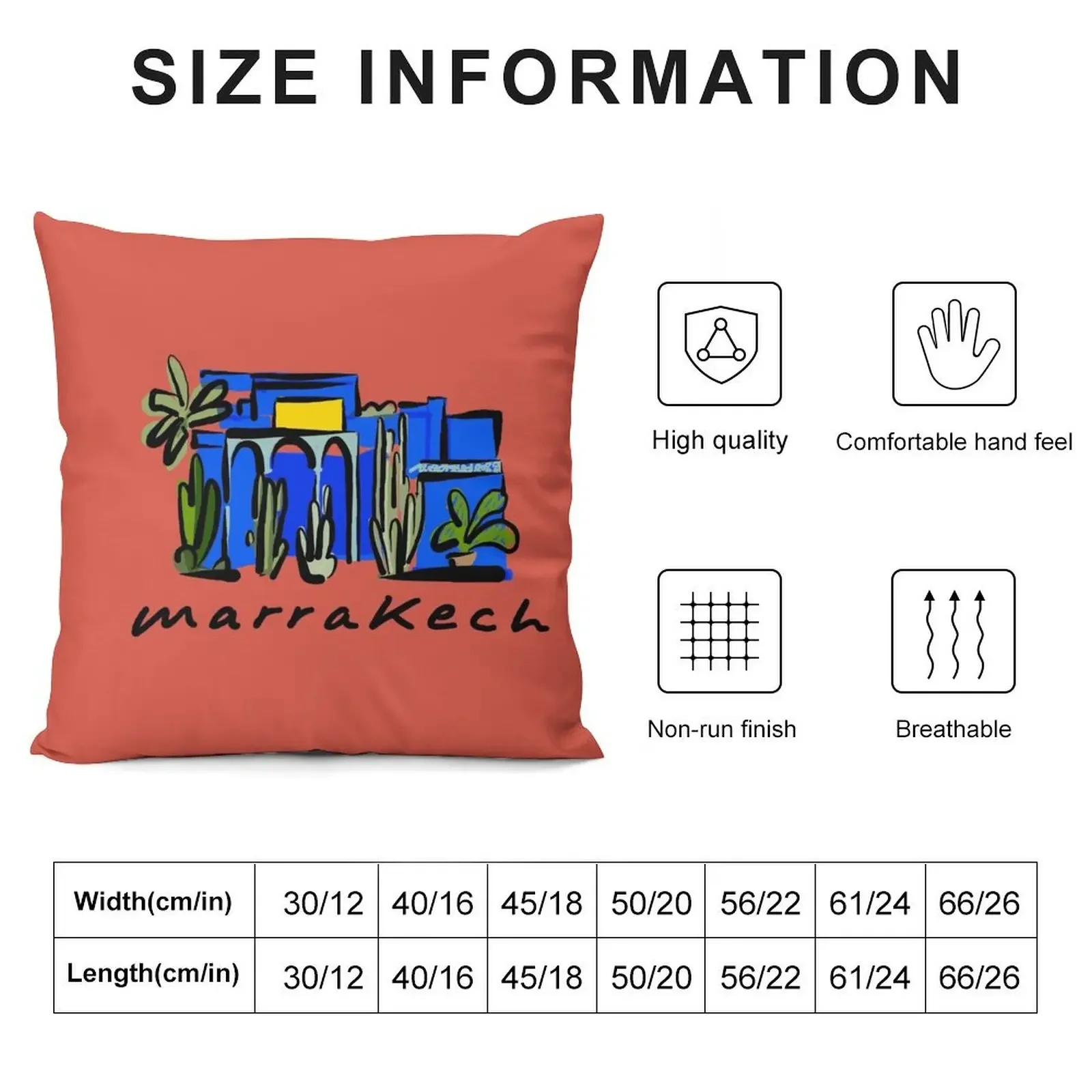 Наволочка Jardin Majorelle Marrakech с логотипом аниме-девушкой