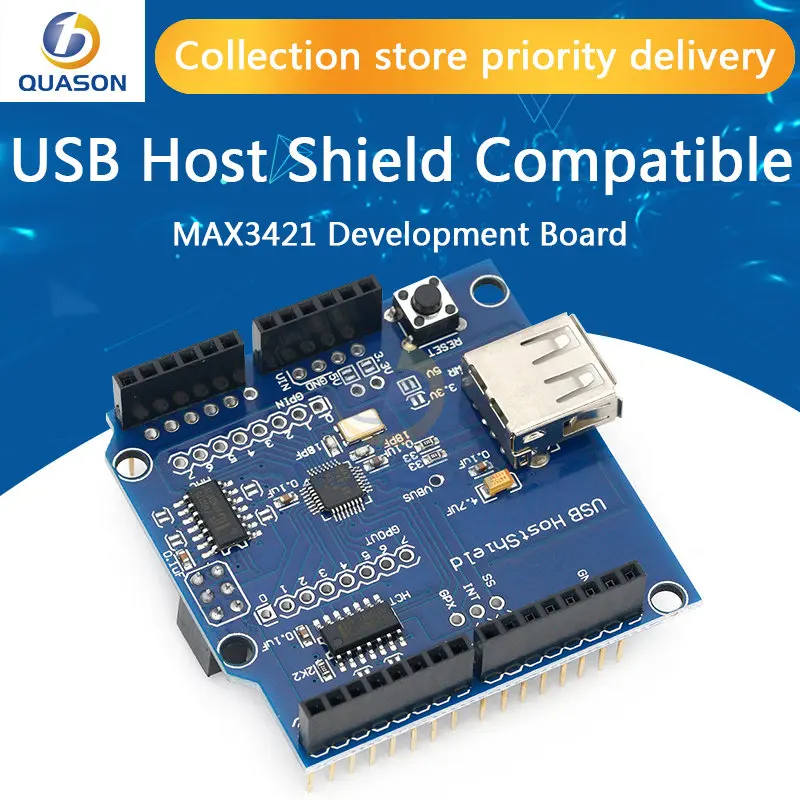 

USB host shield compatible with Google ADK supports uno Mega max3421 development board module